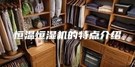 恒温恒湿机的特点介绍