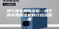 烘干房专用除湿机—烘干房专用除湿机的介绍及原理