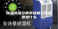 恒温恒湿空调系统的工作原理是什么