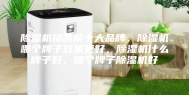 除湿机排名前十大品牌，除湿机哪个牌子效果更好，除湿机什么牌子好，哪个牌子除湿机好