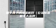 哪个牌子的除湿机好（公认除湿机十大品牌）