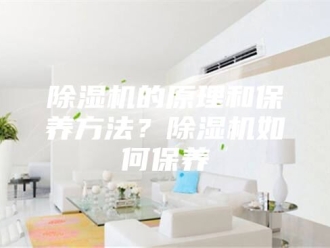 企业新闻除湿机的原理和保养方法？除湿机如何保养