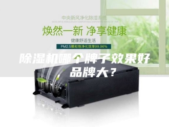 企业新闻除湿机哪个牌子效果好，品牌大？
