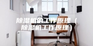 除湿机的工作原理（除湿机工作原理）