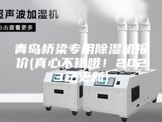企业新闻青岛桥梁专用除湿机报价(真心不错哦！2023已更新)