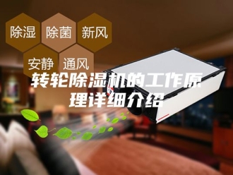 企业新闻转轮除湿机的工作原理详细介绍