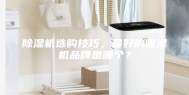 除湿机选购技巧，最好的除湿机品牌是哪个？