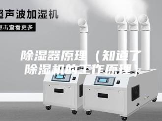 企业新闻除湿器原理（知道了除湿机的工作原理）